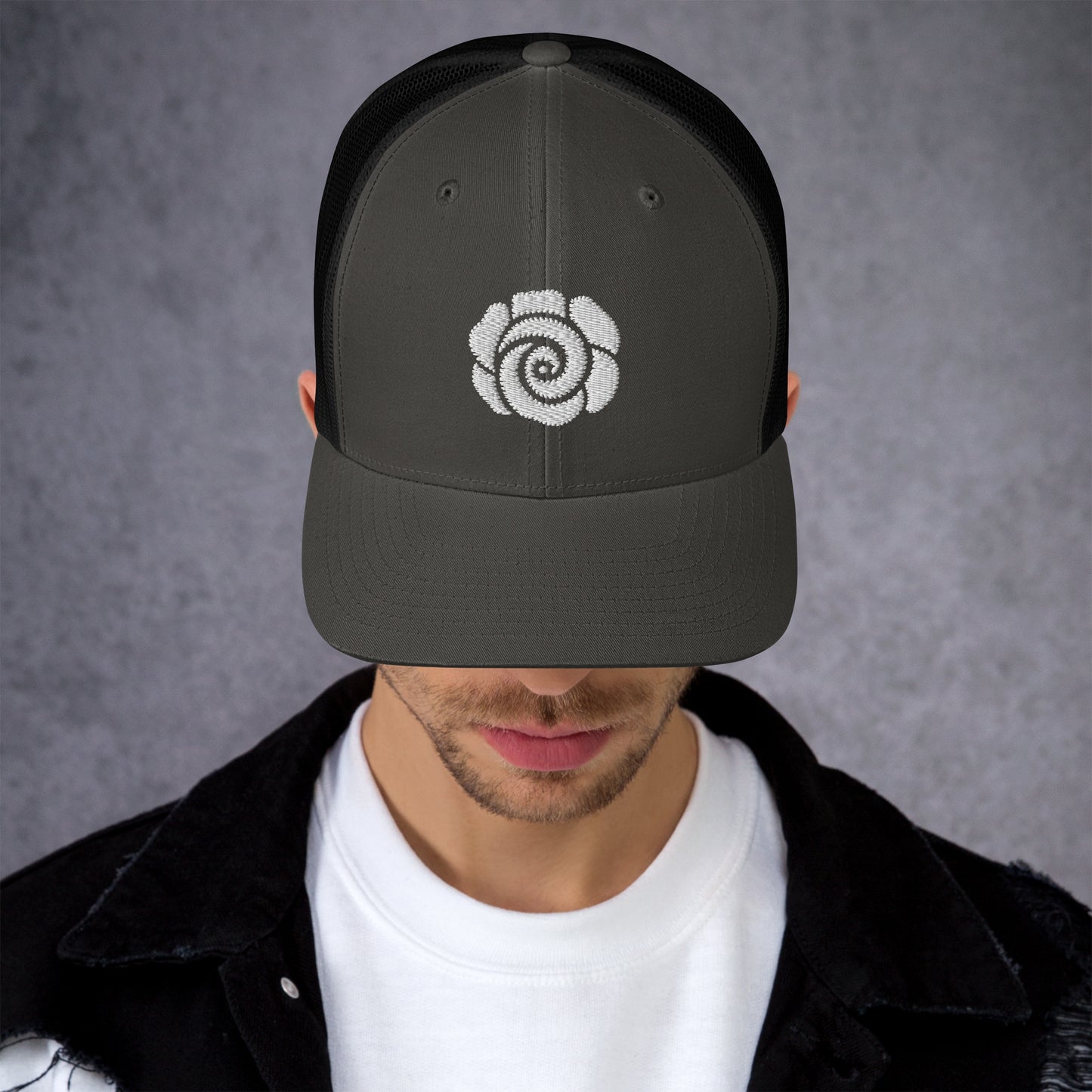 Rose Logo Trucker Cap