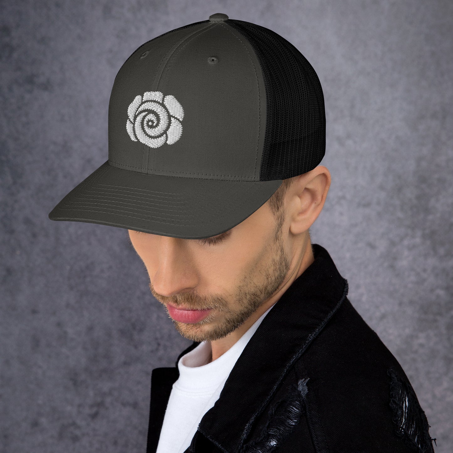 Rose Logo Trucker Cap