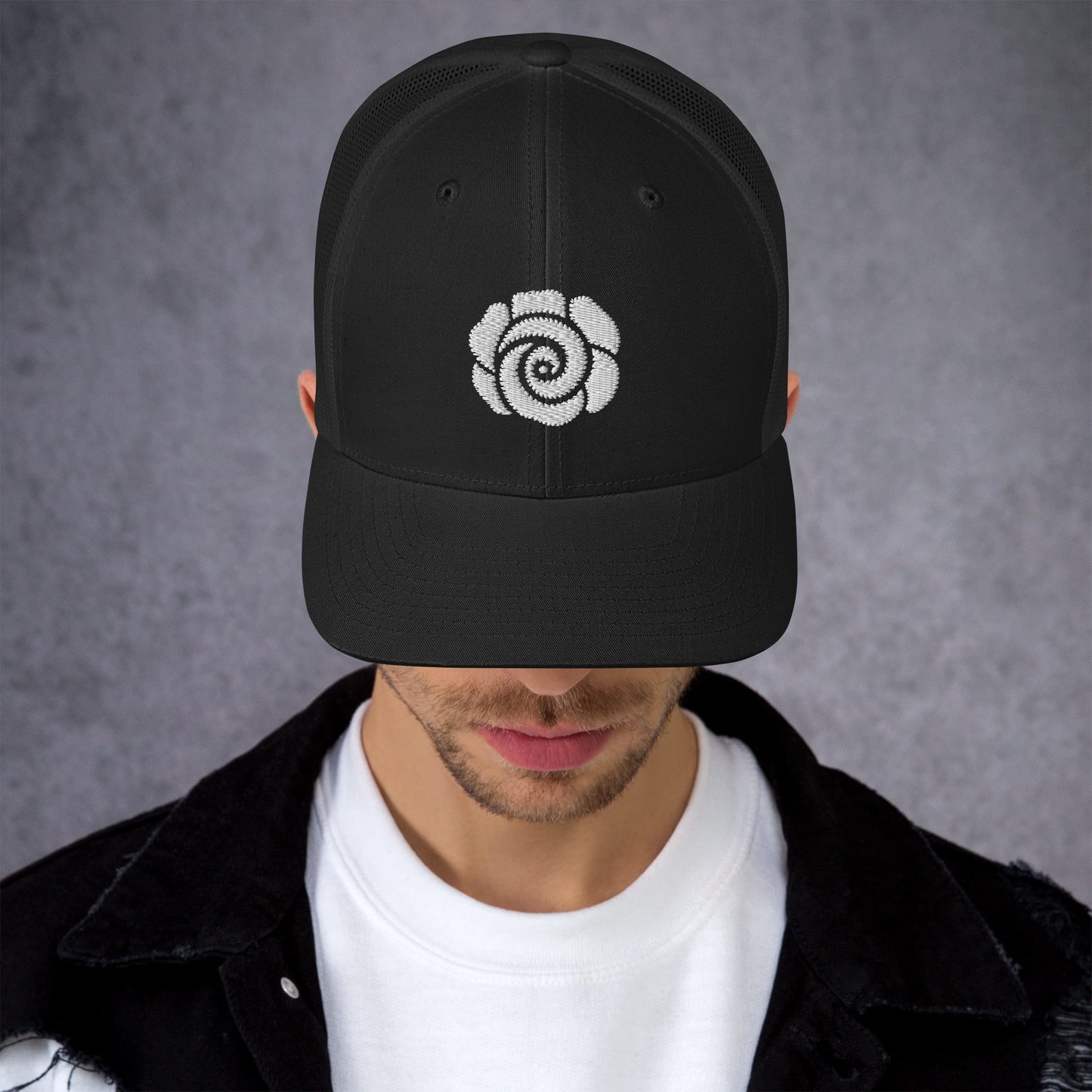 Rose Logo Trucker Cap