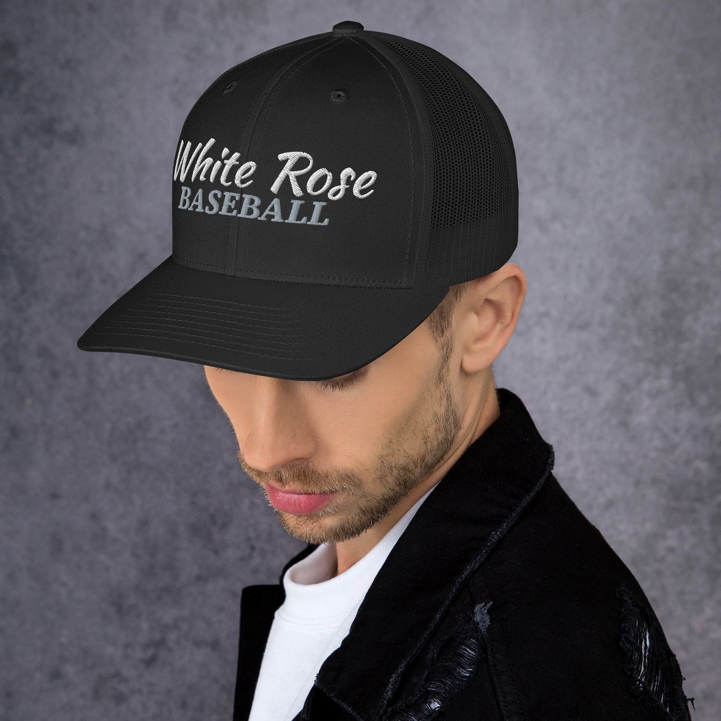 Text Logo Trucker Cap