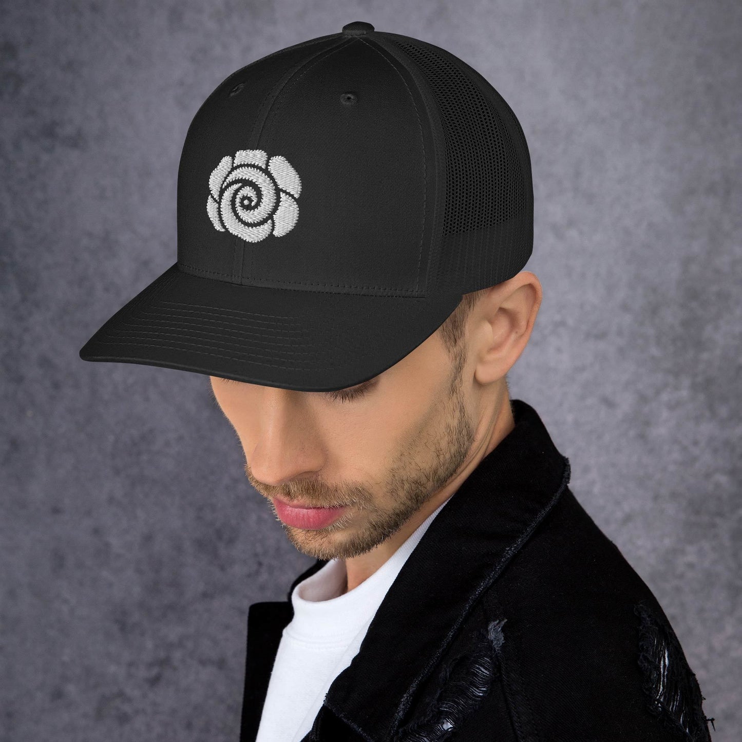Rose Logo Trucker Cap