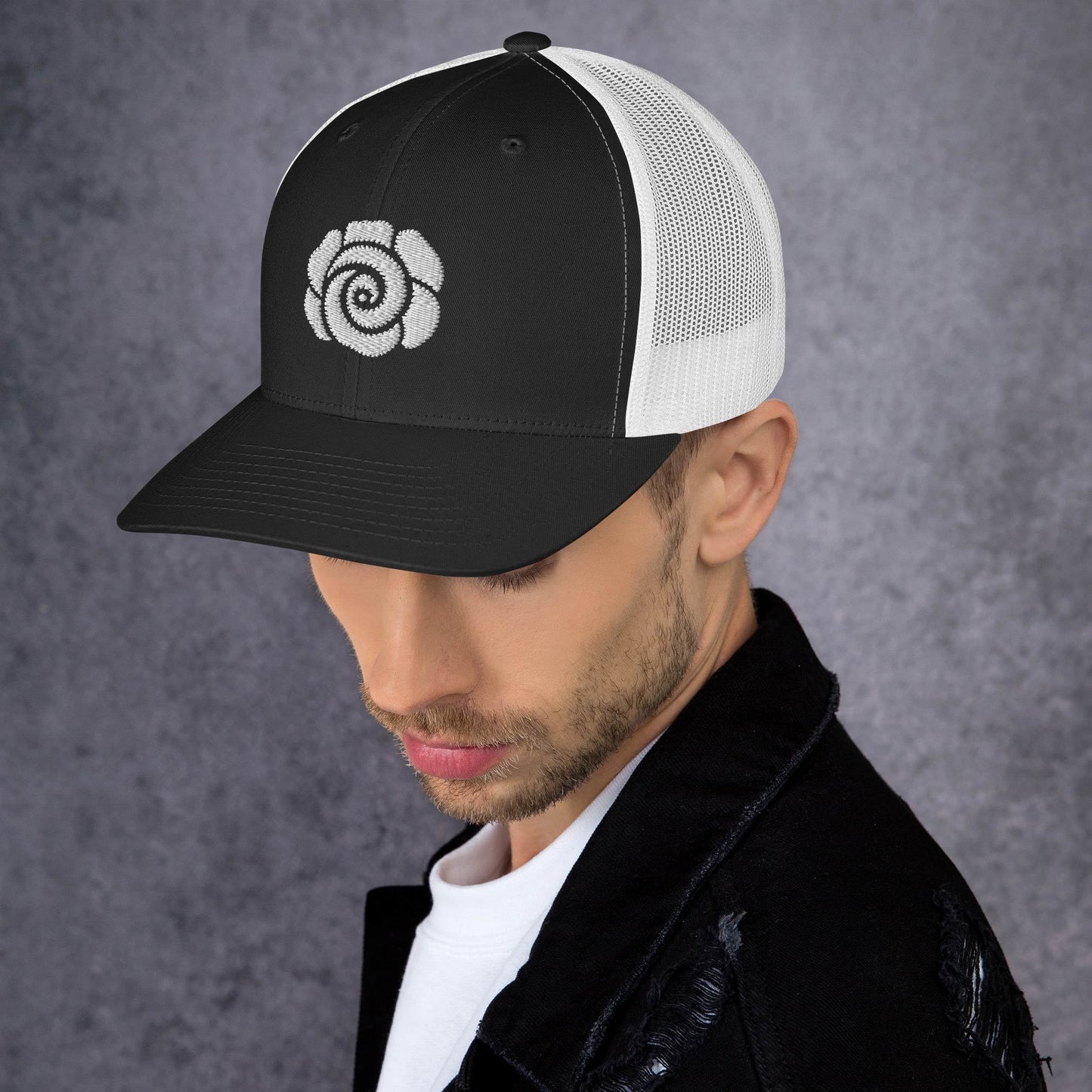 Rose Logo Trucker Cap