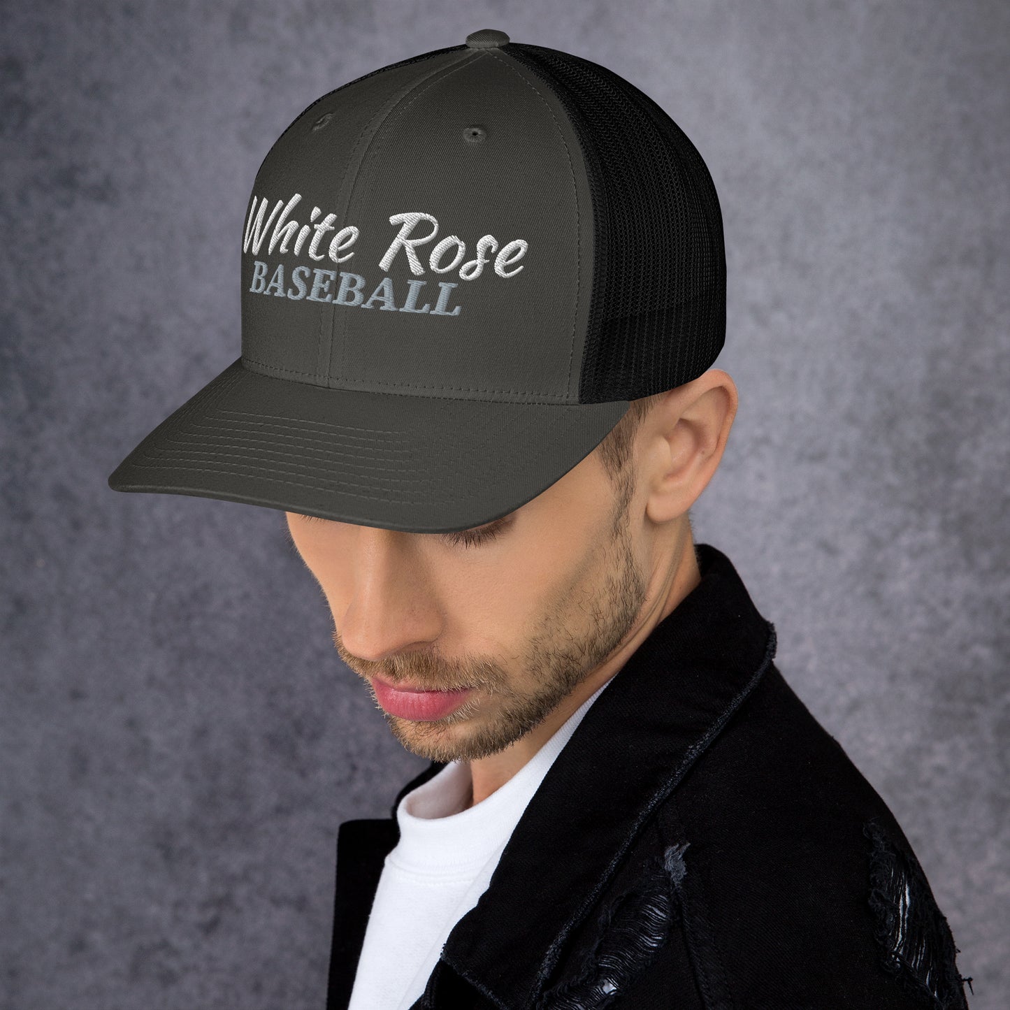 Text Logo Trucker Cap